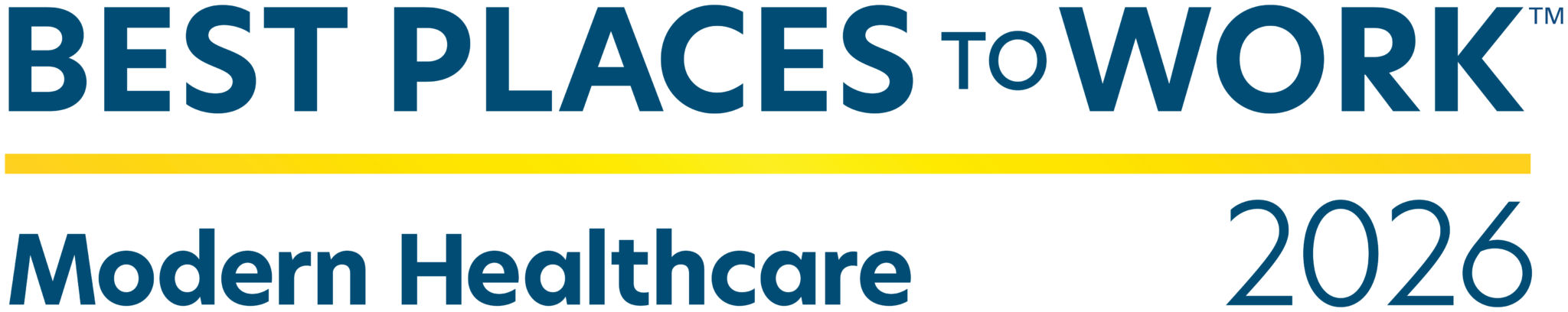 Modern Healthcare Best Places to Work 2026 award badge